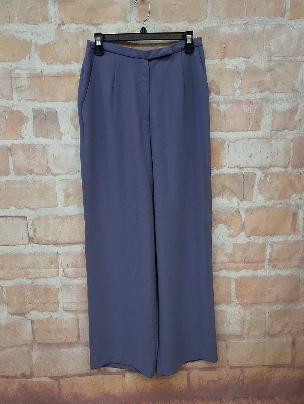 Preston & York Wide-Leg Pants in Slate Blue